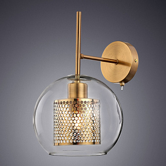 Настенное бра Arte Lamp Manchester A7620AP-1AB, бронза