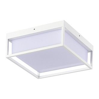 Накладной уличный светильник 25*25*10 см, *LED*20W, 3000/4000/6500K, ST-Luce CUBO SL9517.502.01, белый