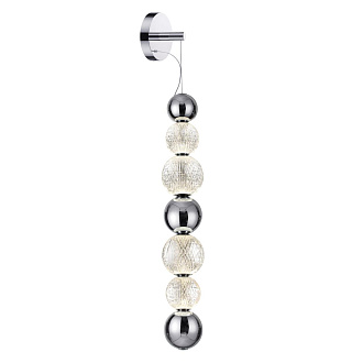 Светодиодный светильник 87 см, 13W, 4000K, Odeon Light CRYSTAL 5007/13WL, хром