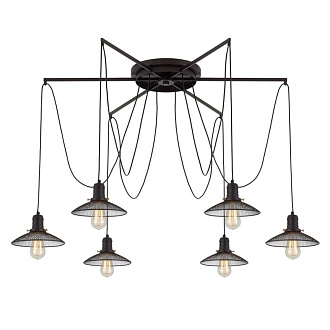 Подвесная люстра Citilux Эдисон CL451262, темный шоколад