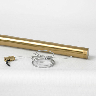 Линейно-подвесной светильник 70*6*30/200 см, 1*LED*15W 4000K Lussole Desoto LSP-7221 бронзовый