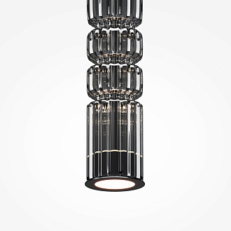 Подвесной светильник 8*8*384 см, LED, 12W, 3000К, Maytoni Ordo MOD272PL-L12B3K черный