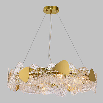 Люстра подвесная 62,5*115 см, 8*E14 Lumion Queeny 6582/8 золотой