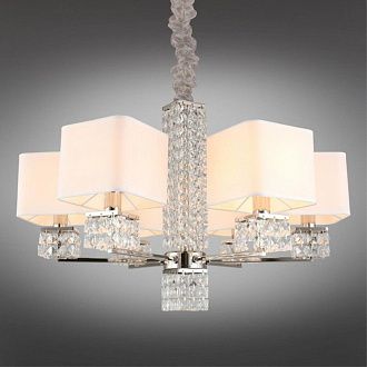 Подвесная люстра 68*70-150 см, 6*E14, 40W, Aployt Ireni APL.736.03.06, хром