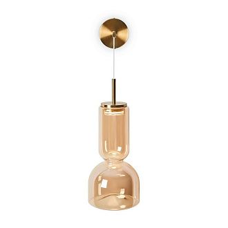 Бра 20*13*-58 см, 1*LED*6W, 3000K, Freya  FR5636WL-L6AM, Латунь