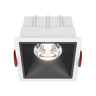 Светильник 9 см, 15W, 4000K, Technical DL043-01-15W4K-D-SQ-WB, белый-черный, 36°, Dim, Triac, вр 7,5 см