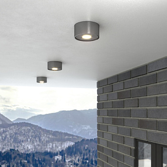 Накладной светодиодный влагозащищенный светильник IP65 35141/H серый Elektrostandard