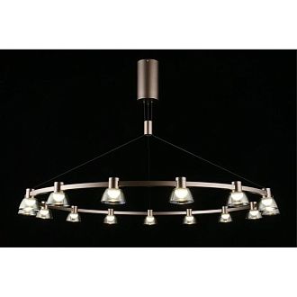 Подвесная люстра 110*90-140 см 75W, 4000K, Aployt Rezeda APL.788.03.15, серый