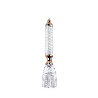Подвесной светильник 10*10*200 см, LED 15W, 4000K, Золото MODESTYLE MS.89118.1