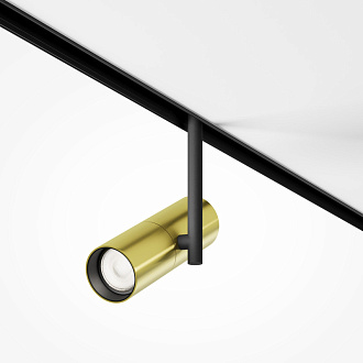 Светильник на шине 5,2*5,2*23,2 см, LED, 12W, 4000К, Maytoni Technical Elti TR005-2-12W4K-BBS латунный
