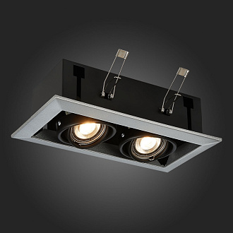 Встраиваемый светильник 25*13 см, ST LUCE Встраиваемые светильники ST250.148.02 Черный, вр 22,5*10,3 см