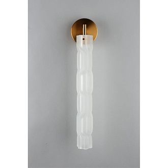 Бра 12*10*47 см, 1*LED, 6W, 3000K, Aployt Dzhosi APL.326.11.01, латунный