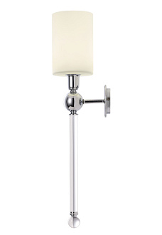 Бра Crystal Lux MIRABELLA AP1 CHROME/WHITE Хром