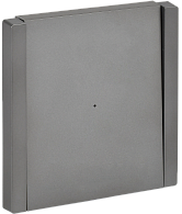 Выключатель 1-кл. прох. с инд. 10А FP504 стальной IEK FORTE&PIANO, FP-V12-1-10-1-K46