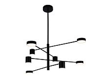 Люстра 100*90 см, LED 112W, 3000K Мекли черный Kink Light 07650-8D,19(3000K)