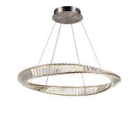 Подвесная люстра 80 см, 50W, 4000K, Aployt Olimp APL.045.13.50, никель