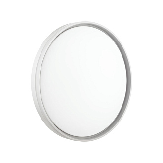 Cветильник 39*7 см, LED 48W, 3000-6000 К, IP43, белый/светло-серый, пластик Sonex Savi, 7631/DL
