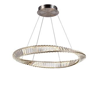 Подвесная люстра 80 см, 50W, 4000K, Aployt Olimp APL.045.13.50, никель