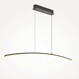 Подвесной светильник 98*7*305,7 см, LED, 15W, 3000К, Maytoni Light Reflection MOD243PL-L18BK черный