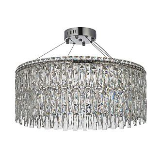 Люстра подвесная *60* см, Led лента*LED*68W, 3000/6000K, Arti Lampadari Ovindoli Nickel Ovindoli L 1.5.60.100 N, Никель