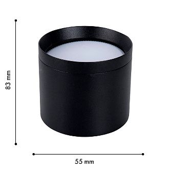 Светильник *8,3*7,3- см, 1*GX53LED*15W, K, Favourite Rote 4707-1C, черный