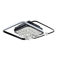 Светильник 46*46*20 см, LED 65W, 3000 / 6000K, Черный LED4U L8022-450 BK