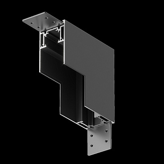 Комплектующие для накладной трековой системы Maytoni Technical Magnetic track system S35 TRA004ICL-21B черныйIP 20