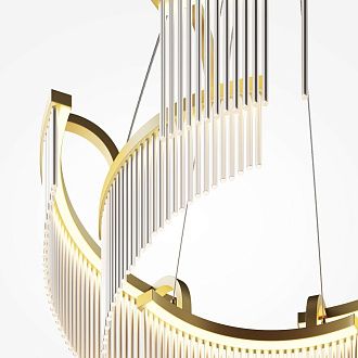 Подвесной светильник *80*47,5-339 см, *LED*38W, Maytoni Estetica MOD378PL-L35MGK, Матовое Золото