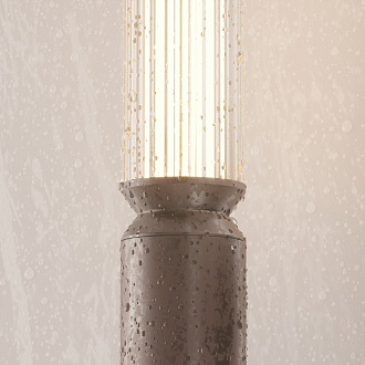 Садово-парковый светильник 7,5*78,5 см, LED, 12W, 3000К, Maytoni Lit O593FL-L12BR3K коричневый