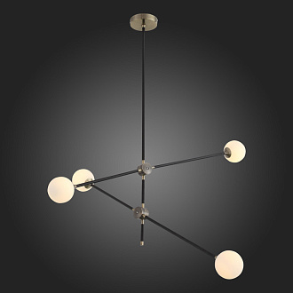 Светильник подвесной 100 см, ST LUCE BASTONCINO SL429.403.04 Черный, Золотистый