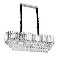 Подвесная люстра 90*33*82 см, Е14 12x40W, Серебро MODELUX ML.7010.12 SL