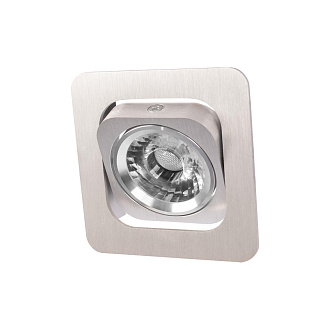 Встраиваемый светильник 10*10*7 см, 1*LED*12W 4000K LOFT IT Screen 10328/A Chrome серебро, вр 7*8,5 см