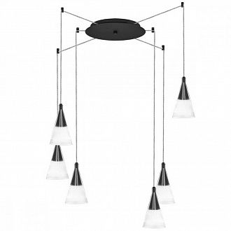 Подвесная люстра Lightstar Cone 757067, черный