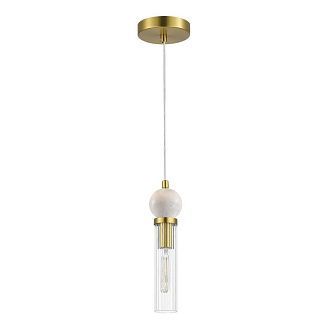 Подвесной светильник 7*200 см, 1*E14*40W, ST-Luce  SL1244.303.01, латунный