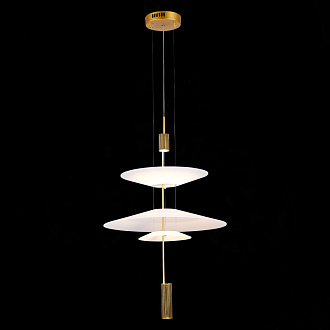 Люстра подвесная 50 см, 15W 3000K ST LUCE ISOLA SL6101.213.01 Золотистый