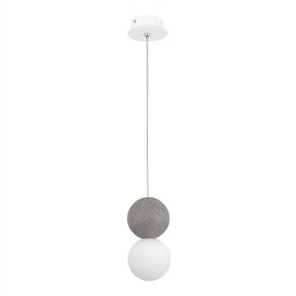 Светильник подвесной 10* см, G9*1*5W, 4000K, St Luce Estruzzo SL1512.513.01, Серый