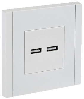 Розетка USB A+A 3,1А FP249 белый IEK FORTE&PIANO, FP-U21-D31-K01