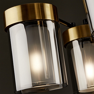 Светильник 63 см, Freya Modern FR5432PL-06BBS, черный-латунь