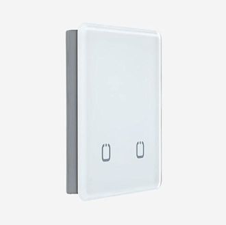 Радиовыключатель сенсорный HiTE PRO SN-R2 (белый, закругленные углы) HPSW-SNR2-WH