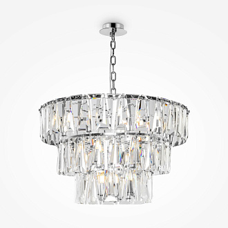Подвесная люстра Maytoni Puntes MOD043PL-18CH, диаметр 77 см, хром