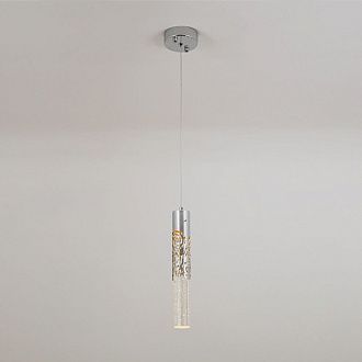 Подвесной светильник 10*10*112 см, LED 5W, 4000K, Хром MODELUX ML.88963.1 CR