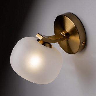 Бра 14 см, Freya Donuts FR5444WL-01BS, латунь