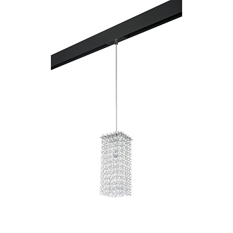 Комплект с подвесом Cristallo для трека PRO 1*1 136 см, 1*G9*6W, Хром Lightstar Cristallo PRO795424