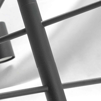 Подвесной светильник 50 см, Lussole HURON LSP-8156-G черный