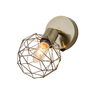 Настенный светильник 125*125*220 мм, 1*E14 состаренная бронза Escada Soho 1128/1A (Brass)