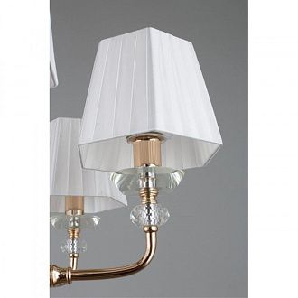 Подвесная люстра 70*70-140 см, 6*E14, 40W, Aployt Silvian APL.719.03.06, золотой