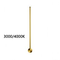 Настенный светильник 61 см, 12W, 3000-4000K, Odeon Light 4335/12WGP, золото