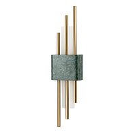 Бра 12*50 см, LED 8W 4000K MODELUX ML.566.04 латунь/зеленый