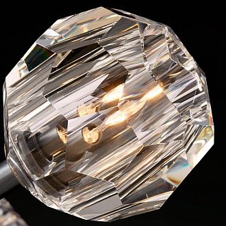 Люстра RH Boule De Cristal Linear Chandelier 6 Nickel 168*13*150 см, 6*E14*40W, ImperiumLoft 40,1222, Никель