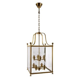 Подвесная люстра 40 см, Loft IT Noble 10591/8 AB, бронза